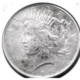 1926 D PEACE DOLLAR  VF