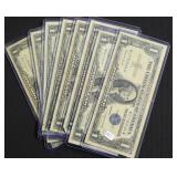 8 SILVER CERTIFICATES