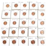 25 LINCOLN CENTS