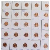 25 LINCOLN CENTS