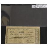 1863 ROCKBRIDGE CO 25 CENT FRACTIONAL NOTE