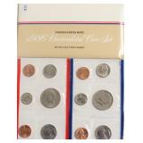 1986 US MINT UNCIRCULATED COIN SET