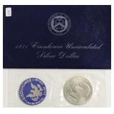 1971 S SILVER GSA IKE DOLLAR