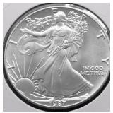 1987 SILVER EAGLE GEM