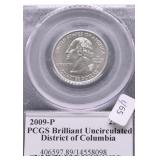 2009 P PCGS GEM BU WASHINGTON QUARTER