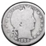 1898 BARBER QUARTER G