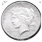 1926 S PEACE DOLLAR XF