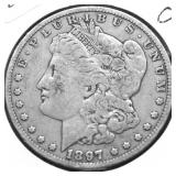 1897 O MORGAN DOLLAR VG