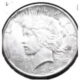 1923 PEACE DOLLAR UNC DETAILS