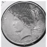 1923 PEACE DOLLAR VF