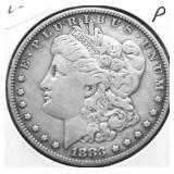 1883 MORGAN DOLLAR VF