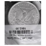 1883 O MORGAN DOLLAR AU