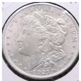 1921 CHOICE BU MORGAN DOLLAR