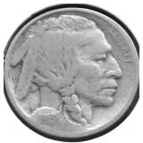 1913 D TYPE 1 BUFFALO NICKEL F