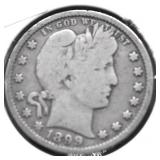 1899 BARBER QUARTER VG