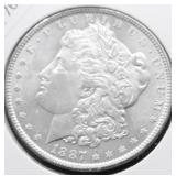 1887 GEM BU MORGAN DOLLAR