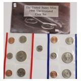 1996 MINT SET W 1996 W DIME