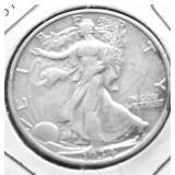 1934 S WALKING HALF DOLLAR XF