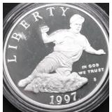 PROOF JACKIE ROBINSON SILVER DOLLAR