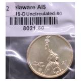 2019 D DELAWARE DOLLAR GEM