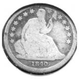 1840 O SEATED DIME G