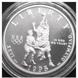 PROOF BASKETABLL OLYMIC HALF DOLLAR