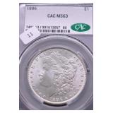 1886 CAC MS63 MORGAN DOLLAR