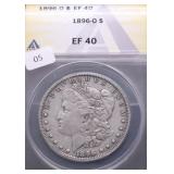 1896 O ANACS XF40 MORGAN DOLLAR