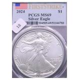 2024 PCGS MS70 SILVER EAGLE