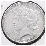 1923 S PEACE DOLLAR XF