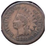 1880 INDIAN HEAD CENT VG