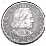 1892 COLUMBIAN EXPO HALF DOLLAR VF