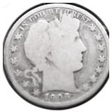 1906 O BARBER HALF DOLLAR G