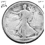 1916 WALKING HALF DOLLAR VG
