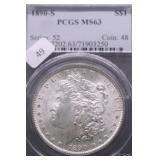 1890 S PCGS MS63 MORGAN DOLLAR