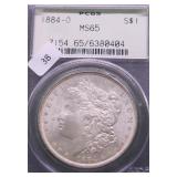 1884 O PGCS MS65 MORGAN DOLLAR