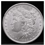 1884 O MORGAN DOLLAR AU MICRO O