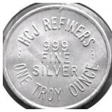 1 OZ .999 SILVER ROUND