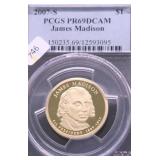 2007 S PCGS PF69DC PRESIDENT DOLLAR