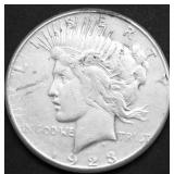 1923 S PEACE DOLLAR VF