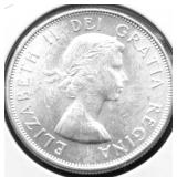 1964 CH BU CANADA SILVER 50 CENTS