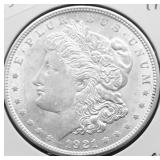 1921 CHOICE BU MORGAN DOLLAR