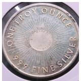 1 OZ .999 SILVER ROUND