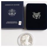 2006 PROOF SILVER EAGLE W BOX NO PAPERS
