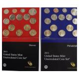 2011 MINT SET P D MINTS