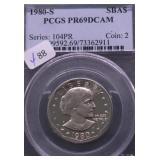 1980 S PCGS PF69 DC SBA DOLLAR