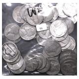 40 SILVER WAR NICKELS
