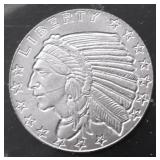 1/10 OZ .999 SILVER ROUND