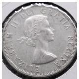 1964 CHOICE BU CANADA SILVER 50 CENTS