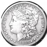 1882 S MORGAN DOLLAR XF